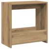 vidaXL Table d'appoint ch&ecirc;ne artisanal 50x26x50 cm bois d'ing&eacute;nierie