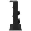 vidaXL &Eacute;tag&egrave;re &agrave; magazines avec &eacute;tag&egrave;re Ch&ecirc;ne noir 70 x 41 x 96 cm