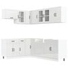 vidaXL Ensemble d'armoires de cuisine 11 pcs Lucca bois d'ing&eacute;nierie