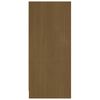 vidaXL Buffet Marron miel 70x33x76 cm Bois massif de pin