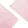 vidaXL Serviettes de chaise d'ext&eacute;rieur 2 pcs Rose 130 x 60 cm