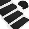 vidaXL Tapis d'escalier auto-adh&eacute;sifs 30 pcs noir 65x24,5x3,5 cm