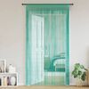 vidaXL Rideau en fils 2 pcs 140 x 250 cm turquoise