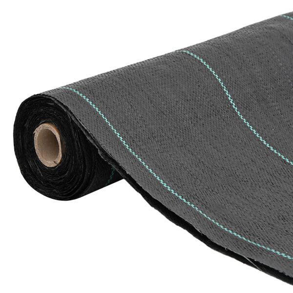 vidaXL Membrane anti-mauvaises herbes noir 1,5x150 m PP
