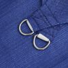 vidaXL Voile d'ombrage 160 g/m&sup2; carr&eacute; bleu 5x5 m PEHD