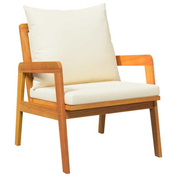 vidaXL Chaise de jardin 2 pcs Huile Naturelle Bois d'Acacia Massif