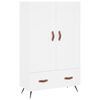 vidaXL Buffet haut blanc 69,5x31x115 cm bois d'ing&eacute;nierie