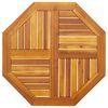 vidaXL Dessus de table 70x70x2 cm octogonal bois massif d'acacia
