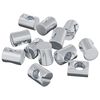 vidaXL &Eacute;crous &agrave; baril 3462 pi&egrave;ces Argent&eacute; M6 x 13 mm m&eacute;tal