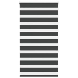 vidaXL Store z&egrave;bre noir 70x150 cm largeur du tissu 65,9 cm polyester