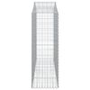 vidaXL Paniers &agrave; gabions arqu&eacute;s 3 pcs 200x50x140/160 cm Fer galvanis&eacute;
