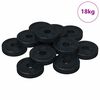 vidaXL compatible avec des rondelles plates 36000 pc Noir &empty;15 x 3 mm