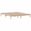 vidaXL Lit biblioth&egrave;que sans matelas 200x200 cm bois massif de pin