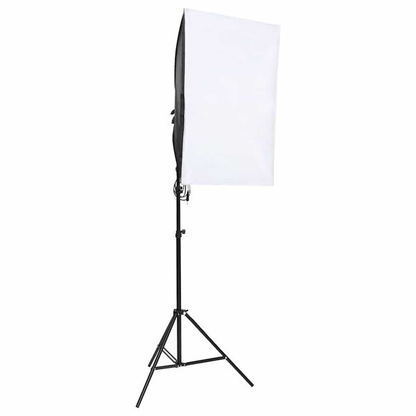 vidaXL Kit de studio photo avec éclairage toile de fond et réflecteur