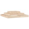 vidaXL Jardini&egrave;re 110x110x27 cm Bois massif de pin