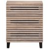 vidaXL Buffet blanc 60x34x75 cm bois massif de manguier