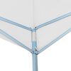 vidaXL Belv&eacute;d&egrave;re pliable avec 2 parois 5x5 m Blanc