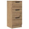 vidaXL Buffet ch&ecirc;ne artisanal 30x30x70 cm bois d'ing&eacute;nierie