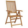 vidaXL Chaises pliantes 3 pi&egrave;ces en bois d'acacia massif