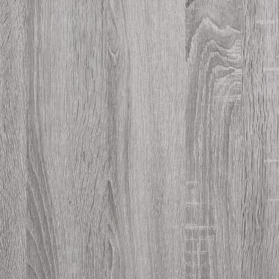 vidaXL Buffet haut Sonoma gris 34,5x34x180 cm Bois d'ingénierie