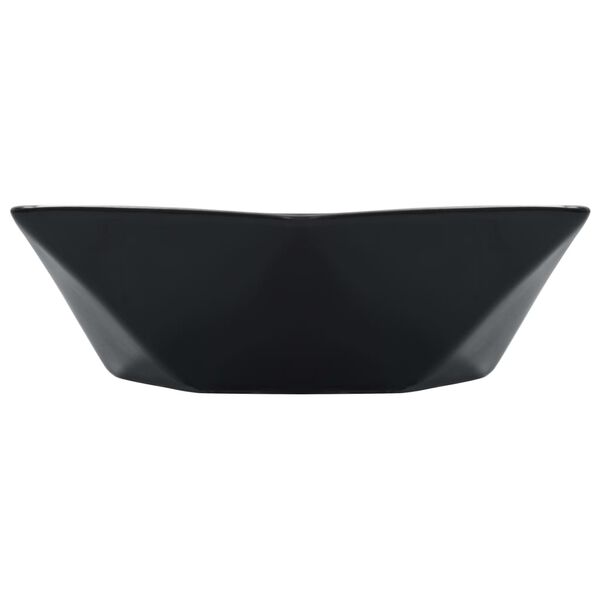 vidaXL Lavabo 41x36,5x12 cm Céramique Noir
