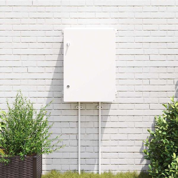 vidaXL Armoire de contr&ocirc;le Gris 47 x 20 x 60 cm Plastic ABS