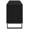 vidaXL Meuble TV Ch&ecirc;ne noir 150 x 30 x 44,5 cm Bois d'ing&eacute;nierie