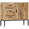 vidaXL Buffet 88x30x71 cm Bois de manguier massif