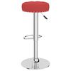 vidaXL Tabourets de bar lot de 2 rouge bordeaux tissu