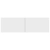 vidaXL Meubles TV 4 pcs Blanc 100x30x30 cm Bois d'ingénierie