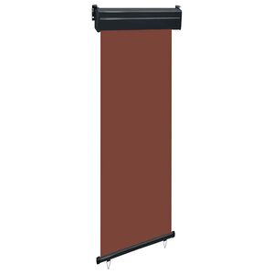 vidaXL Auvent lat&eacute;ral de balcon 65x250 cm Marron