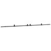 vidaXL Kit de quincaillerie de porte coulissante 427 cm acier noir