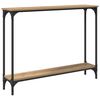 vidaXL Table console Ch&ecirc;ne artisanal 100 x 22,5 x 75 cm
