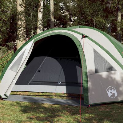 vidaXL Tente de camping à dôme 4 personne vert imperméable