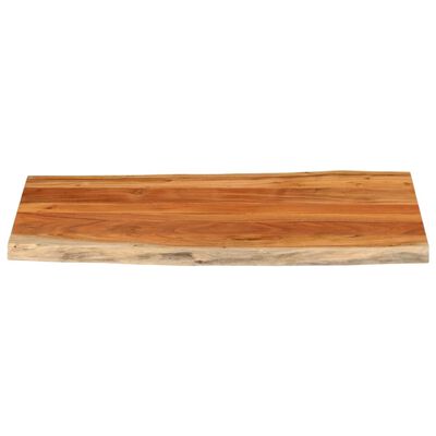 vidaXL Dessus de table 110x60x2,5cm rectangulaire bois massif d'acacia