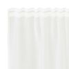 vidaXL Rideau en Dentelle Floral Blanc 260 x 500 cm Polyester