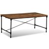 vidaXL Table &agrave; manger Bois de r&eacute;cup&eacute;ration massif 180 cm