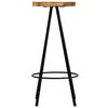 vidaXL Chaises de bar lot de 2 bois de manguier solide