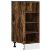 vidaXL Meuble bas "Riga" Ch&ecirc;ne fum&eacute; 30 x 44,5 x 81,5 cm Bois d'ing&eacute;nierie