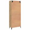 vidaXL Haut Armoire 2 pcs Ch&ecirc;ne artisanal Bois d'ing&eacute;nierie