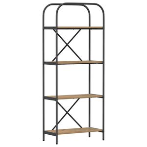 vidaXL &Eacute;tag&egrave;re 4 niveaux 60 x 30 x 146 cm Bois d'ing&eacute;nierie