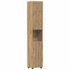 vidaXL Ensemble d'armoire de salle de bain TULUM Ch&ecirc;ne artisanal