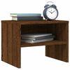 vidaXL Tables de chevet 2pcs Ch&ecirc;ne marron 40x30x30cm Bois d'ing&eacute;nierie