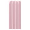 vidaXL Rideaux occultants avec anneaux 2 pcs Rose b&eacute;b&eacute; 260 x 140 cm