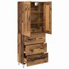 vidaXL Haut Armoire Bois Ancien 69,5 x 34 x 180 cm Bois d'ing&eacute;nierie