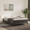 vidaXL Matelas de lit &agrave; ressorts ensach&eacute;s fermet&eacute; moyenne Gris fonc&eacute; 140x200x20 cm