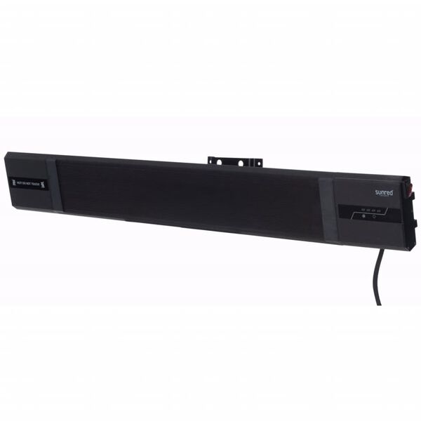 Sunred Chauffage suspendu/mural Nero 2400 W Noir Chaleur noire