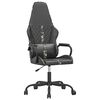 vidaXL Chaise de jeu Noir et camouflage Similicuir