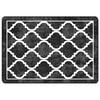 vidaXL Tapis lavable noir et blanc 120x180 cm