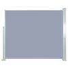 vidaXL Auvent latéral rétractable 120 x 300 cm Gris